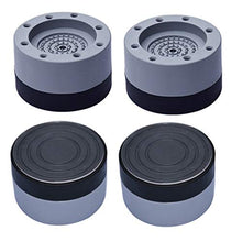 wanzhaofeng 4pcs Rilievo del Piede Antiurto in Gomma Lavatrice Mat Supplies Noise-Dampening Dryer Antiscivolo, 3,5 Centimetri