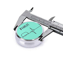 Scatola rotonda per medicina portatile, mini pillole in metallo, dispenser per pillole tascabili, borsa da viaggio, regalo per Van Lifeline