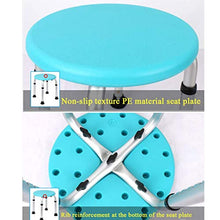 XD Sgabello da Bagno Blu Bagno Sedia da Bagno Sgabello da Bagno Regolabile in Altezza con Grande Pad Antiscivolo in Lega di Alluminio Sgabello da Donna Incinta Doccia Sgabello con Bordo in PE