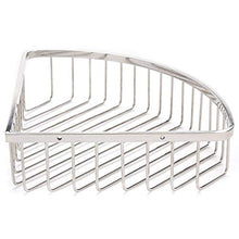 Cesto angolare, Triangolo in Acciaio Inossidabile 304 Cestello per lavabo a Filo Singolo Cestino per Bagno WC Doccia Cestino angolare Ripiano Scaffale ordinato Cestino per Doccia C