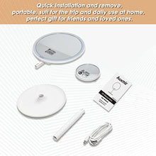 Auxmir Specchio Trucco con Luci a 3 Colori, Specchio da Tavolo, Specchio Cosmetico con Specchietto Ingranditore 10X, Luminosità Regolabile, Ricaricabile, Batteria al Litio, per Bagno e Viaggio