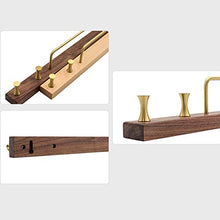 porta asciugamano Barra singola portasciugamani in legno porta salviette senza fori Montato da parete con gancio Antiruggine Per bagno e toilette-UN