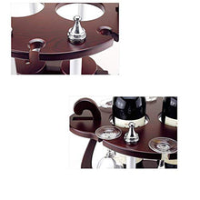Wine Rack Wine Rack cremagliera della bottiglia di vino della mensola del supporto storage rack personalizzati Rack Living Rack supporto di vetro rosso 40 x 30 x 28 cm in grado di memorizzare 2 bottig