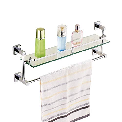 NHLBD Mensola da Bagno, mensola portaoggetti - Doccia Rack Piedi a Parete mensola della ruggine a Prova di rettangolo for Cucina Forniture partizione Bagno
