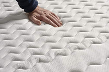 COSMOS | Argentum | Materasso Memory e Lattice Alla Francese 140x190 cm | Tessuto Ultra Traspirante con Micro-Fili Argento Anti-Umidità | Sistema Correttivo Punti Di Pressione | Antiaffossamento