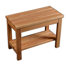 Sgabello da Doccia Lungo Sgabello Legno Massello Impermeabile A Doppio Strato Bagno Doccia Sgabello Scarpe Rack Scarpe Cambio Sgabello Forte capacità Portante