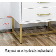 GXT WGZ- Comodino Camera Locker, Camera da Letto Comodino, Soggiorno Locker, Living Room Divano Fianco del Mobile (Color : White)