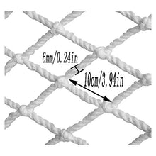 WaiMin Rete for recinzioni di Sicurezza for Esterni Scale for Bambini Rete Protettiva Balcone Rete antisfondamento Decorazione murale Rete Rete Anti-Gatto Rete for ringhiera Bianco 100x100mm Rete 6mm