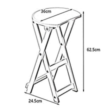 AJH-Sgabelli da Bagno Sedie Pieghevoli Multiuso Gomma Legno Antiscivolo Cuscinetto anticorrosivo Forte Moda Portatile Creativo Bar Cambia Scarpe Cibo