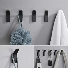 CVOZO Ganci per asciugamani senza foratura, 304 in acciaio inox, 3 ganci da parete e 1 porta scopa, ideale per bagno, bagno, cucina, ufficio, soggiorno, camera da letto