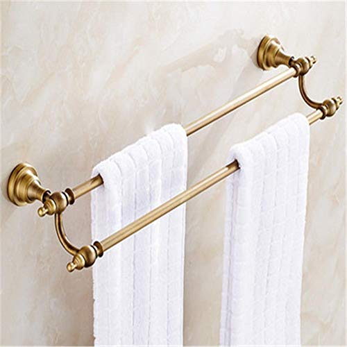 MJK Portasciugamani, parete hardware Bagno s rame doppio palo portasciugamani ciondolo bagno portasciugamani antico portasciugamani di carta cremagliera
