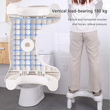 LTINN Sgabello da Toilette Sgabello con Gradino Sgabello Pieghevole per Piedi Tipo C Misura 35 ° Aumenta la defecazione Accovacciata Sgabello per sedersi Squat Artefatto Sgabello per WC