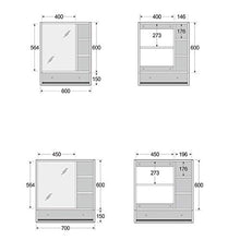 Armadietto a Specchio Armadio con Specchio da Bagno 60-80cm Specchio per Il Bagno Specchio per Il Bagno con Multistrato Armadietto a Muro con Specchio (Color : Wood, Size : 80 * 13.5 * 78CM)