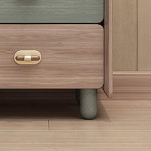 Comodino Camera da Letto Soggiorno Study Room Facile Montaggio Ash Comodino Solid Tavolo Wood End con 2 cassetti-Side Table Adatto Successivo ad Un Letto o Un Divano