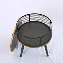 TONG HXF- tavolino tavolino Rotondo squisita capezzale del ripiano Ferro Multifunzionale 40 * 40 * 46cm Durevole