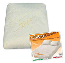 Tex family COPRIMATERASSO RAMOTTO © in Fibra di Rame - 2 PIAZZE