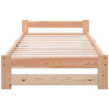 WGYDREAM Letto Letto Singolo Struttura in Legno Massello Base per Rete Solida con Testiera Ampio Spazio di Archiviazione per Adulti Bambini Bambini, 90x200 Cm