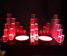 Rabbfay Liquore Bottiglia Schermo Mensola, Bar Bottiglia Ripiani con GUIDATO Illuminato, A Distanza Controllo Molteplici Colori per Festa Ristorante,A