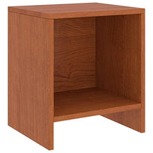 vidaXL Comodini 2 pz Marrone Miele 35x30x40 cm in Pino Massello