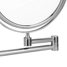 01 Specchio cosmetico galvanico, Specchio per Trucco telescopico Pieghevole in Rame HD, Decorazione Domestica per Camera da Letto