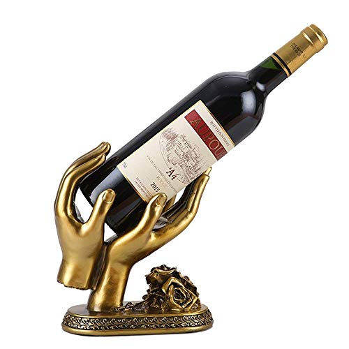 Elegante Semplicità Cura Delle Mani Styling Creativo Armadietto Del Vino Decorazione Vino Portabottiglie Oro Personalità Resina Casa Desktop Veranda Bar Tavolo Tavolo Partizione Decorazione Regalo Be