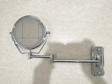 Specchio Specchi di vanità da Bagno LED Trucco a Parete LED 7X ingrandimento Girevole a Due Lati Bagno allungabile