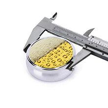 Portapillole rotondo per bevande alla birra, astuccio per portapillole in argento per borsetta, regalo unico per organizer in metallo decorativo, per integratori, soprattutto per bambini