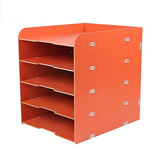 Schedario Classificatore Verticale Cartella del Desktop, Portariviste in Legno Scaffale per Cancelleria A più Piani, Forniture per Ufficio O Articoli per La Casa (Size : #7)