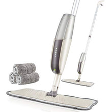 SSAYY Spray Mop Mop per Pavimenti in Legno Massiccio Mop per Polvere con Pad in Microfibra Lavabile in Lavatrice per Un Detergente Rapido con Una Bottiglia d'Acqua Riutilizzabile