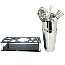 YLJB Strumenti per La Preparazione di Cocktail 750 / 600ml Boston Boston Cocktail Shaker Set in Acciaio Inox Cocktail Reading Set con Supporto per Vino Versatore per Compleanno Misurazione
