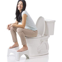Sgabello da toilette con gradino accovacciato, vasino da bagno antiscivolo, l'originale sgabello da toilette da bagno squatty holz mette il tuo corpo in una posizione accovacciata naturale ottimale