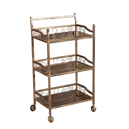 WangQ Carrello - cremagliera del passeggiatore della Famiglia del Carrello dello Strumento del Carrello di Strato di Salone di Bellezza 3 carrellino Cucina (Color : B, Size : 47 * 31.5 * 80cm)