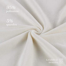 TAOCOCO Copertura per testiera per letto, Fodera Elastica Protezione, protezione elastica a tinta unita,Bianca 180-200 cm