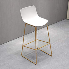 XHCP Mobili per Soggiorno Sgabelli Seggioloni per Ufficio Mobili Moderni Design - 65/70 / 75cm Altezza bancone Sgabello da Bar con Schienale Medio Base in Metallo - Seduta ergonomica in