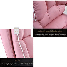 Sedia Gaming Ergonomic Piedini in Nylon, Sedia Gaming con Poggiapiedi, Sedia da Gioco Grande e Alta per Adulti, E-Sports Sedie da Gaming,Rosa