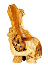 Windalf - Poltrona in legno di radice alto rustico, 125 cm