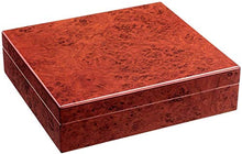 Stoccaggio Viaggi Legno di Cedro Black Box Desktop, Cigar Humidor con igrometro e umidificatore Convenienza (Color : Cherry)