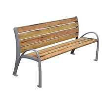 ZXF- Park Outdoor Chair Backrest Community Leisure Outdoor Double Bench Legno Anticorrosivo, per Portico Anteriore, Patio, Terrazza, Balcone O Cortile