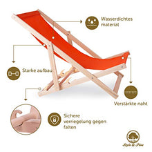 Sedia a sdraio pieghevole in legno – Sedia a sdraio pieghevole con braccioli, sedia a sdraio in legno da giardino, balcone, sedia a sdraio da giardino (grigio)
