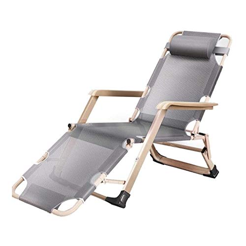 Sedia a sdraio per esterni, patio, spiaggia, prato, campeggio, sedia portatile, sedia da giardino, con cuscini di sostegno, 200 kg