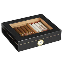 Accessori e umidificatori per sigari Scatola per Sigari Portatile Scatola per Sigari Idratante Scatola per Sigari Semplice da Viaggio All'aperto Humidor per Sigari Visivo Set Regalo per Sigari