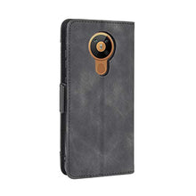 LODROC Cover Nokia 5.3 Flip Cover Custodia Protettiva Caso Libro in Pelle PU con Portafoglio, Funzione Supporto, Chiusura Magnetica per Nokia 5.3 - LOBYU0200741 Nero