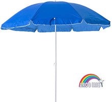 Arcoiris - Ombrellone da spiaggia in alluminio, protezione solare UPF+50
