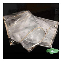 MAHFEI Telone Telo Copertura, Clear Tarps Telo Impermeabile Esterno con Occhielli Tenda Divisoria 100% UV E Resistente agli Agenti Atmosferici Teloni Perfetto per Le Tende