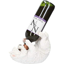 Nemesis Now Guzzlers West Highland Terrier portabottiglie di vino, 21 cm, bianco