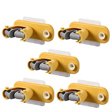 ZXCASDF Cremagliera Mop Panno Foro Mop Mop Gancio Fibbia Appeso Mop Artefatto Parete Mop Fermaglio Bagno Clip di Stoccaggio A Prova di umidità Impermeabile E,Giallo