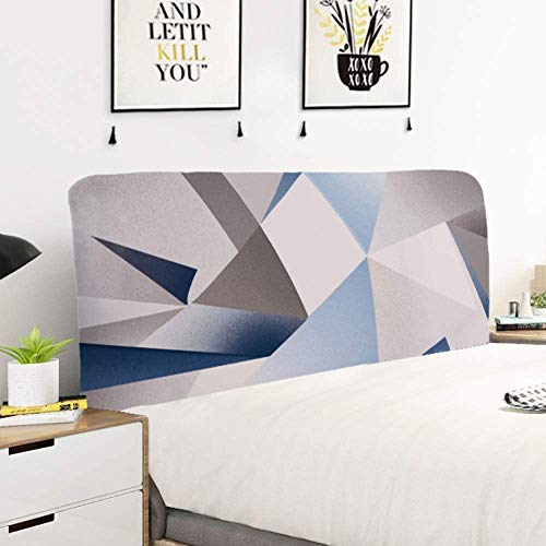 Fodera Copri Testata Letto Copertura Testiera Letto Matrimoniale Singolo Elastica per Letto Fodera Premium Protezione Elastico all-Inclusive Coperchio Testata Letto