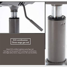 Creator-Z Rotolamento Sgabello - Sgabello Regolabile con Supporti - Morbida Girevole Workbench Stool- Desk Sgabello Sedia per Cucina, Salone, Spa, Tatuaggio, Pedicure,Nero,36CM