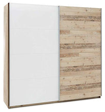 AVANTI TRENDSTORE - Carli - Arredamento per Camera da Letto, in Legno Laminato di Colore Marrone Chiaro/Bianco (Old Style) (Armadio)