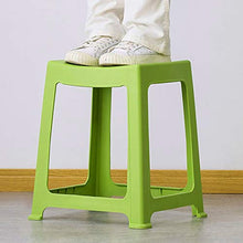 Juudoiie Camera da letto Sgabello in plastica Sgabello domestico a righe sgabello cinese per soggiorno Bench High Sgabello alto a righe semplice per ristorante Sgabello da bagno